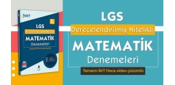 LGS Derecelendirilmiş Nitelikli MATEMATİK Denemeleri | İMT Hoca Video Çözümlü
